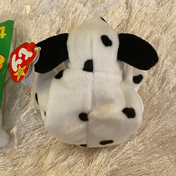 🐾 RARE Ty Beanie Baby DOTTY & UNOPENED TEENIE DOTTY - both have TAG ERRORS! 🐾 - Picture 8 of 16
